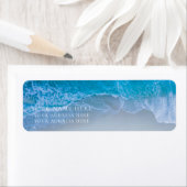 ÉTIQUETTE D'ADRESSE DE RETOUR : NATURE : OCÉAN (En situation)