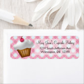 Étiquette d'adresse de retour personnalisée de poi (En situation)