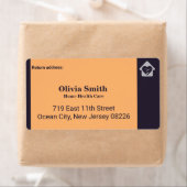 Étiquette d'adresse de retour personnalisée pour s (En situation)