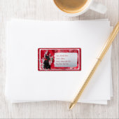 Étiquette d'adresse de retour personnalisée Scotti (En situation)