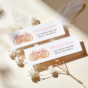 Étiquette d'adresse de retour pour Baby Shower de