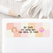 Étiquette d'adresse de retour pour filles super (En situation)