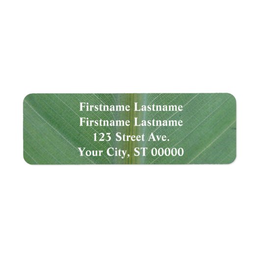 Étiquette d'adresse de retour pour un couple avec (Devant)