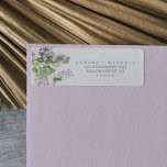 Étiquette d'adresse de retour Rustic Lilac<br><div class="desc">Ces étiquettes d'adresse de retour lilas rustiques sont parfaites pour un mariage de printemps ou d'été. Le design floral romantique et élégant présente des fleurs sauvages lilas violets d'aquarelle aux allures de jardin boho. Ces étiquettes peuvent être utilisés pour un mariage, une douche nuptiale, un événement spécial ou chaque fois...</div>