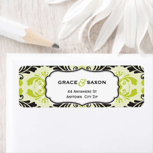 ÉTIQUETTE D'ADRESSE DE RETOUR :: savvy 2L (En situation)