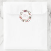 Étiquette d'adresse de retour scellée Rose Poussié (Sac)