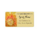 Étiquette d'adresse de retour Sun (Devant)