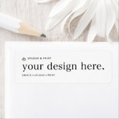 Étiquette d'adresse de retour Téléchargement de vo (En situation)