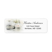 Étiquette d'adresse de retour | Thé de douche de m (Devant)