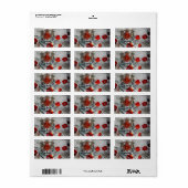 Étiquette d'adresse de retour Tiger 2022 (Feuille entière)