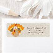 Étiquette d'adresse de retour Turquie (En situation)