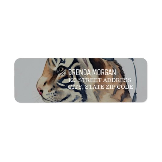 Étiquette d'adresse de retour unique (Devant)