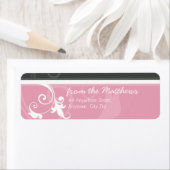 ÉTIQUETTE D'ADRESSE DE RETOUR :: verve 1L (En situation)