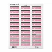 ÉTIQUETTE D'ADRESSE DE RETOUR :: verve 1L (Feuille entière)