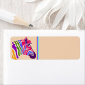 Étiquette d'adresse de retour Zebra (En situation)