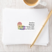 🌈 Étiquette d'adresse Flourish Together (En situation)
