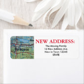 Étiquette d'adresse Syracuse (En situation)