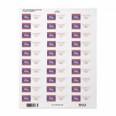étiquette d'adresse tout usage (Feuille entière)