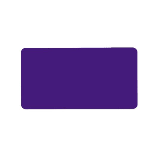 Étiquette d'adresse Violet Monstre (Devant)