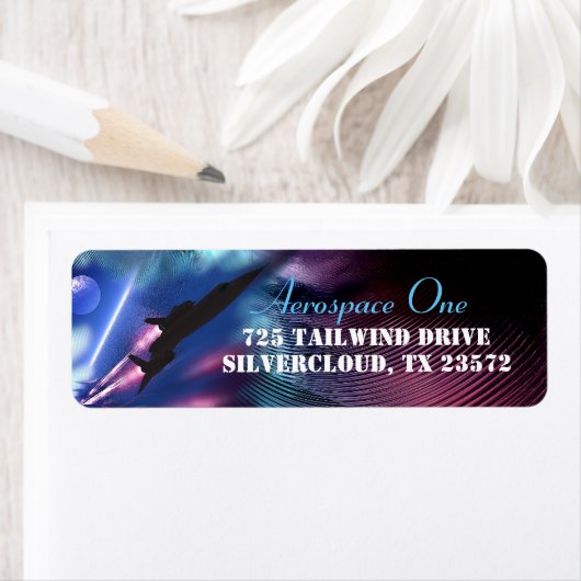 Étiquette d'aéronef Shockwave II SR-71 (En situation)