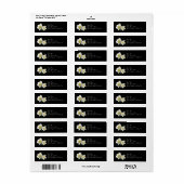 Étiquette Daffodiques (Feuille entière)