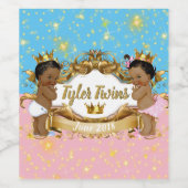 Étiquette d'Afrique Prince/Princesse rose/bleu éti (Étiquettes simples)