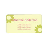 Étiquette Daisy Green (Devant)