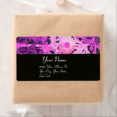 Étiquette DAISY, violet violet noir (En situation)