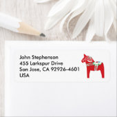 Étiquette Dalahäst (En situation)