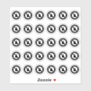 Étiquette d'aliment biologique sans pesticide et a