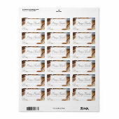 Étiquette dalle ionisée de granit (Feuille entière)