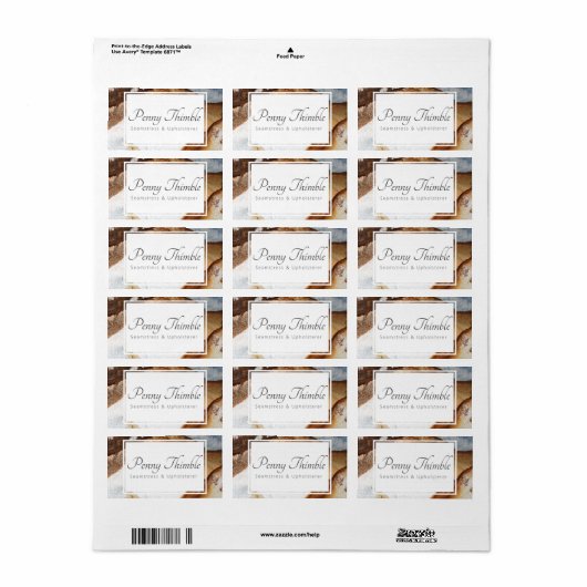 Étiquette dalle ionisée de granit (Feuille entière)