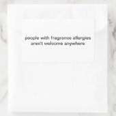 étiquette d'allergies parfumées (Sac)