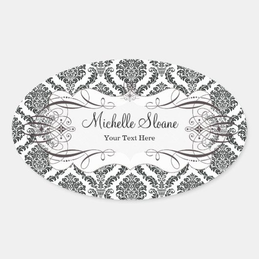 Étiquette Damask (Devant)