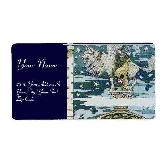 ÉTIQUETTE DAME AVEC UNICORN (Devant)