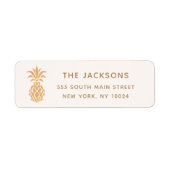 Étiquette d'ananas (Devant)