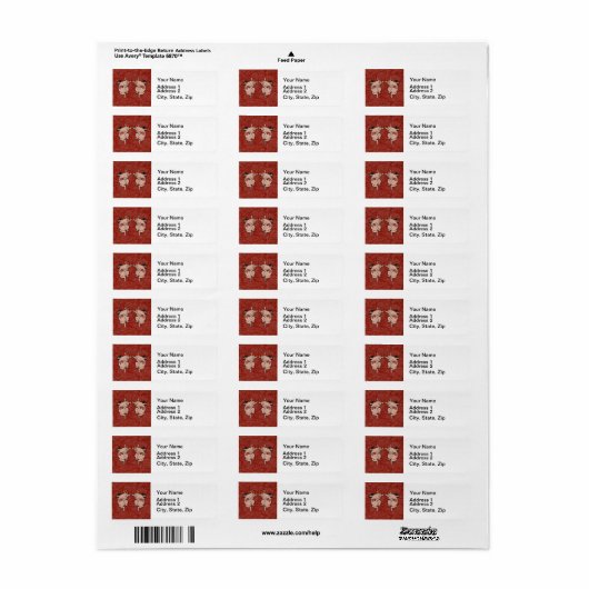 Étiquette Dancing Pig Antique Cute Danseuse (Feuille entière)