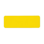 Étiquette Dandelion (couleur solide) (Devant)