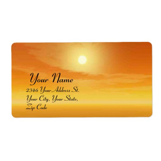 ÉTIQUETTE DANGER D'OR (Devant)