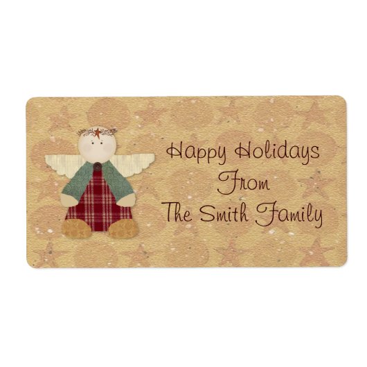 Étiquette d'angle primitif (Devant)