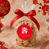 Étiquette d'anniversaire de longévité chinoise (âg