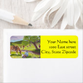 Étiquette Dans le pays des dieux ~ Cowboy & Australian Sheph (En situation)