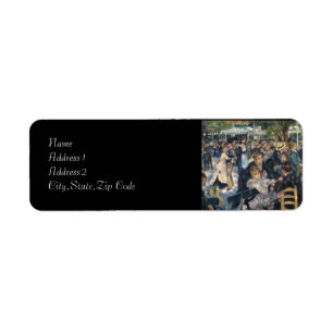 Étiquette Danse au Moulin de la Galette par Renoir
