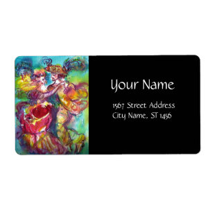 Étiquette DANSE CARNIVALE Vénétie Masquerade Ball