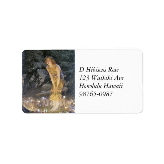 Étiquette Danse de fée de minuit (Devant)