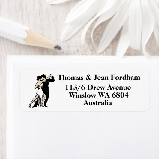 Étiquette Danseurs de tango (En situation)