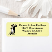 Étiquette Danseurs de Tango stylisés (En situation)