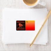 Étiquette Danseurs Kwanzaa (En situation)