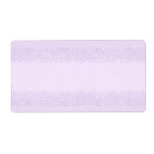 Étiquette d'apothecaire floral de lavande (Devant)