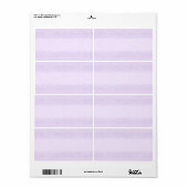 Étiquette d'apothecaire floral de lavande (Feuille entière)